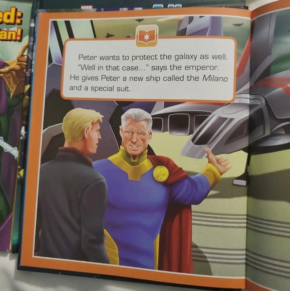 :* 5 MARVEL SPIDERMAN AVENGERS GUARDIANS Story Reader Me Reader Hardcover books - Picture 12 of 12